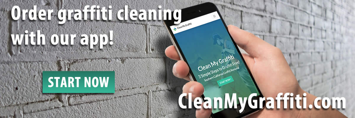 cleanmygraffiti.com - order graffiti cleaning service with our app